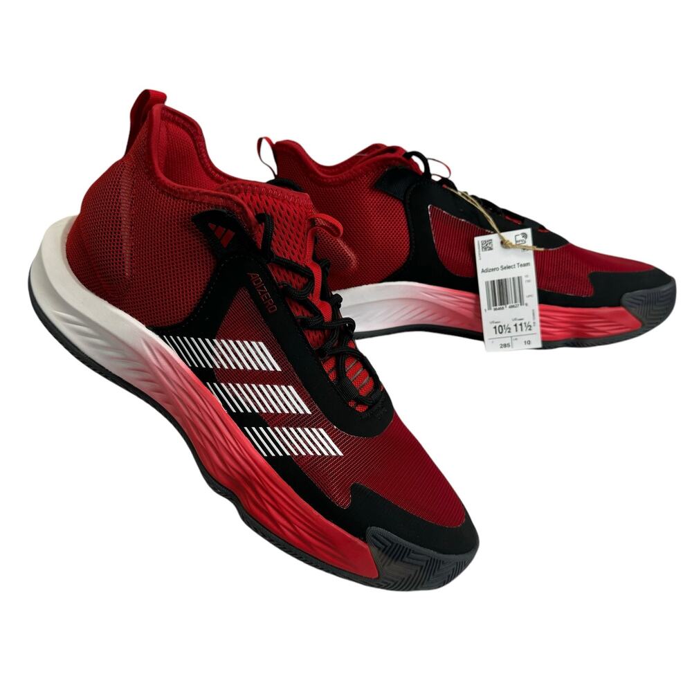 Adizero Select Basketball Shoes Size Mens 10.5 Red/Black/White